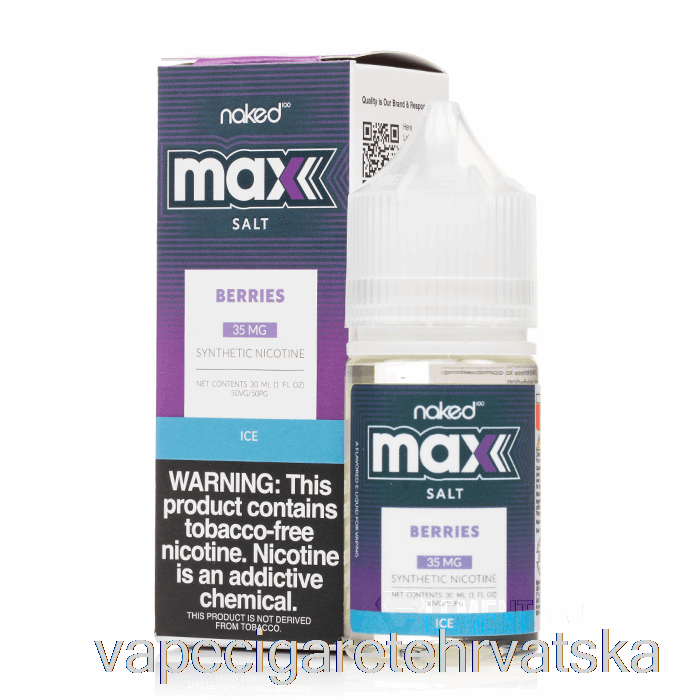 Vape Cigarete Ice Berries - Naked Max Sol - 30ml 35mg